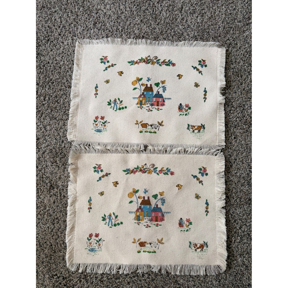 Vintage International Heartland Placemats Set of 2